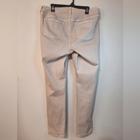 TORRID 12 R Boyfriend Straight Vintage Stretch Mid-Rise Jean tan - Picture 4 of 6